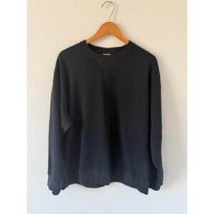 Unisex Nike Black Wool Classics Crewneck Sweatshirt Size Large